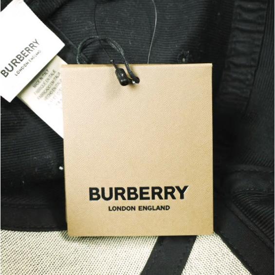 BURBERRY バーバリー イタリア製 ホースフェリー刺繍 ベースボールキャップ 8057625 1001 L(59cm) BLACK/BEIGE(B1047) 定価47,300円 帽子 |  | 08