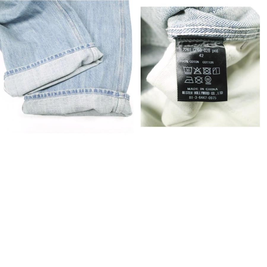 新品 N.HOOLYWOOD COMPILE LINE x BIG MAC ミスターハリウッド 26SS 別注 12.6oz DENIM PANTS デニムパンツ 2261-CP60-028 42(XL) BLUE |  | 09