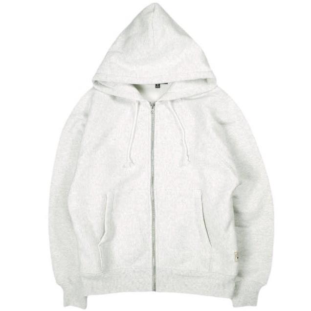 STUSSY ステューシー 25AW RELAXED ZIP HOODIE リラックスジップフーディー 118571 S Ash Heather 裏起毛 パーカー グレー トップス g25793 | 