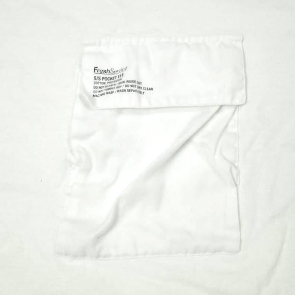 Fresh Service フレッシュサービス S/S Pocket Tee フラップポケットTシャツ Free WHITE 半袖 トップス g25797 |  | 03
