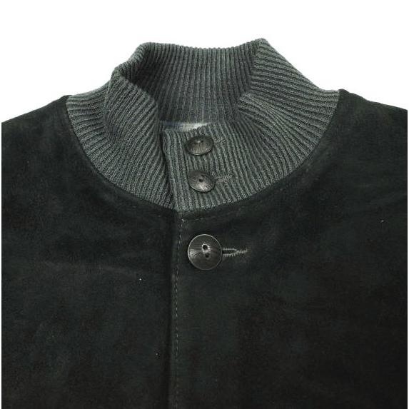 新品 RRL ダブルアールエル 25AW スエードボンバージャケット M Vintage Black Double RL ディアスキン レザージャケット 定価401,500円 |  | 04