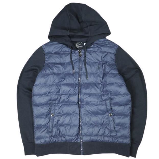 POLO RALPH LAUREN ポロ・ラルフローレン ウォーターリペラントハイブリッドジャケット 710731881003 L NAVY 中綿 ダウン パーカー | 