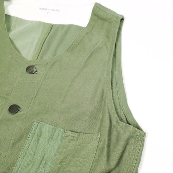 Rebuild by Needles リビルドバイニードルス 日本製 再構築ミリタリージャンパースカート 2 OLIVE ノースリーブ リメイク ワンピース |  | 04