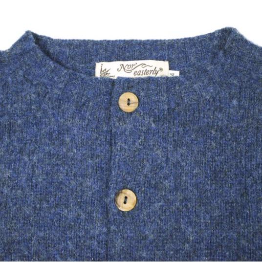 NOR' EASTERLY x BEAMS BOY ノアイースターリー ビームスボーイ 別注 スコットランド製 シェットランドシャギーカーディガン 34 NAVY |  | 03
