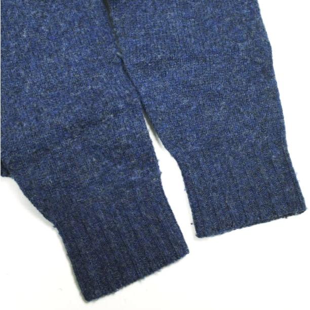 NOR' EASTERLY x BEAMS BOY ノアイースターリー ビームスボーイ 別注 スコットランド製 シェットランドシャギーカーディガン 34 NAVY |  | 05