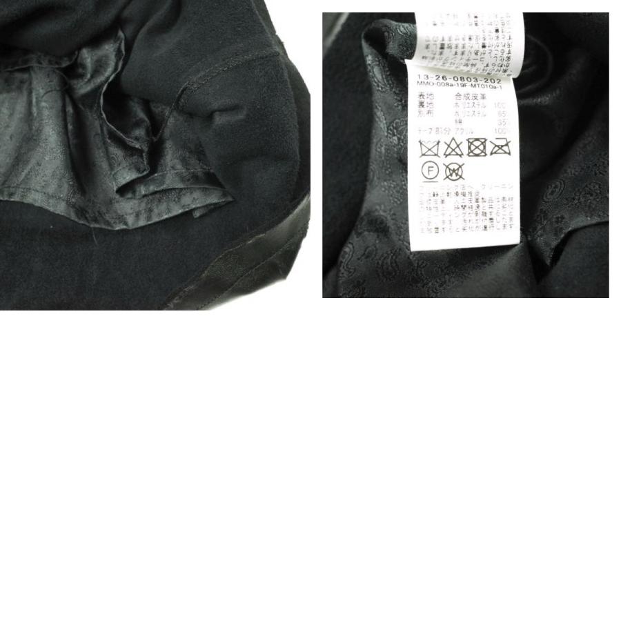 maturely マチュアリー 19AW Vegan Leather Dress ヴィーガンレザードレス 13-26-0803-202 ONE SIZE BLACK BEAMS ノースリーブ ワンピース |  | 09