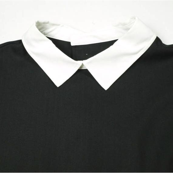 BEAMS BOY ビームスボーイ 19AW ヘリンボーンクレリックシャツワンピース 13-26-0798-803 ONE SIZE BLACK トップス g25837 |  | 03