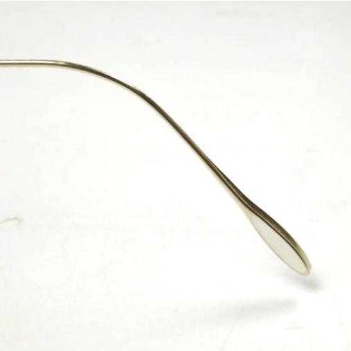 YUICHI TOYAMA ユウイチトヤマ 日本製 U-067 Hannes ハネス メタルフレームメガネ Gold/Clear(度入り) 眼鏡 46□22-145 g25848 |  | 07