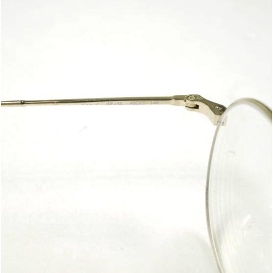 YUICHI TOYAMA ユウイチトヤマ 日本製 U-067 Hannes ハネス メタルフレームメガネ Gold/Clear(度入り) 眼鏡 46□22-145 g25848 |  | 08