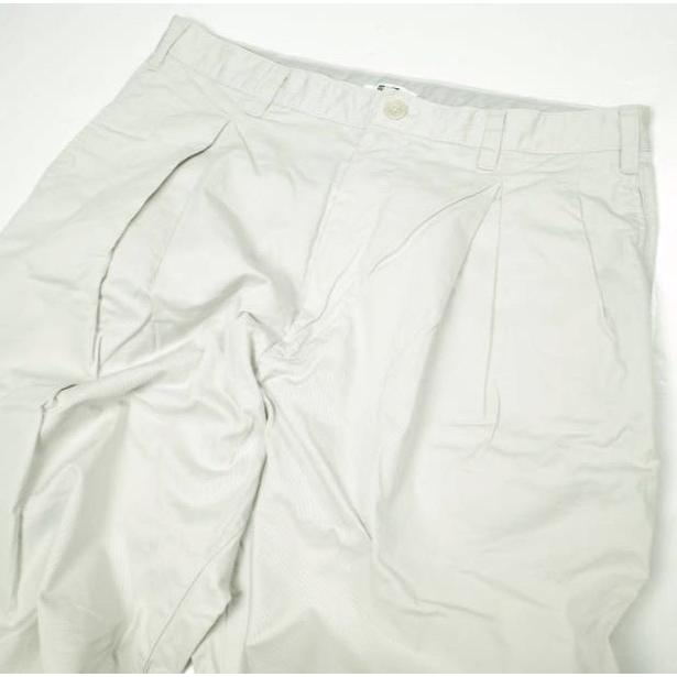 UNIQLO U ユニクロユー タックワイドパンツ 321-475596 85 LIGHT GRAY Christophe Lemaire クリストフルメール ジップフライ ボトムス |  | 04