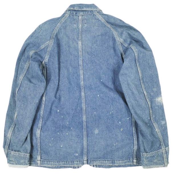 CAL O LINE キャルオーライン 日本製 SPECIAL DENIM COVERALL ダメージ加工デニムカバーオール CL162-048UD Free Indigo ジャケット |  | 01