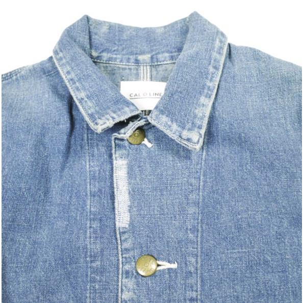CAL O LINE キャルオーライン 日本製 SPECIAL DENIM COVERALL ダメージ加工デニムカバーオール CL162-048UD Free Indigo ジャケット |  | 03