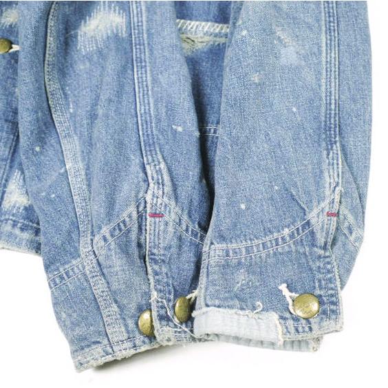 CAL O LINE キャルオーライン 日本製 SPECIAL DENIM COVERALL ダメージ加工デニムカバーオール CL162-048UD Free Indigo ジャケット |  | 05