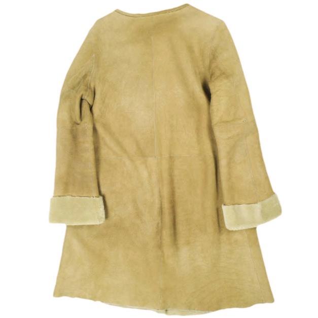 UNKNOWN アンノウン イギリス製 ノーカラームートンコート 64-19-0072-594 8 Light Brown 定価253,000円 アウター g25881 |  | 01
