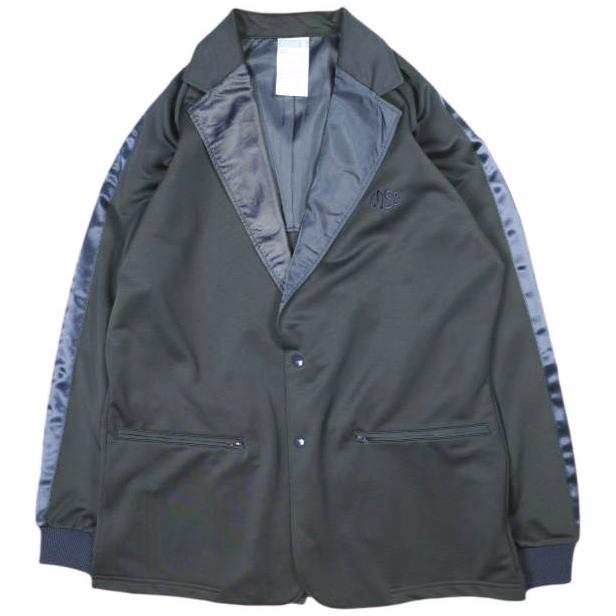 GDSS ジーディーエスエス 24SS 日本製 SMOKING JACKET スモーキングジャケット 100-GDS-233005 S NAVY ジャージー サイドライン アウター | 