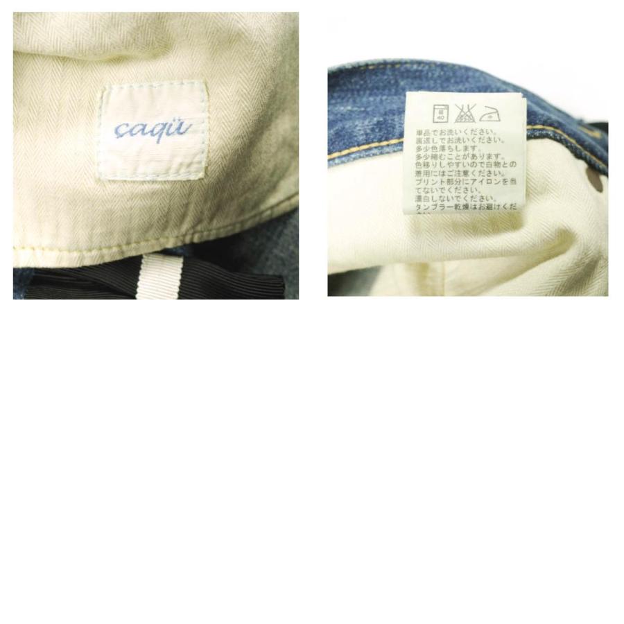 Tu es mon TRESOR トゥ エ モン トレゾア 日本製 ANTIQUE JEANS 3YEAR サイドリボン デニムパンツ AJC-3Y 2 Indigo caqu サキュウ ジーンズ |  | 09