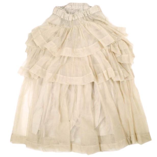 Chika Kisada チカキサダ 21SS チュールスカート CS-21049 1 Beige