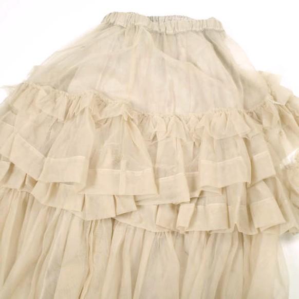 【新品　未使用】Chika Kisada スカート　1 Chika Kisada チカキサダ 21SS チュールスカート CS-21049 1 Beige