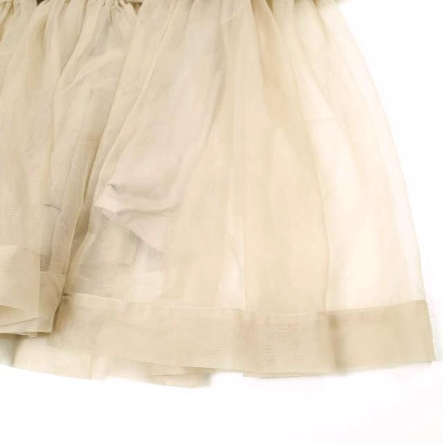 Chika Kisada チカキサダ 21SS チュールスカート CS-21049 1 Beige