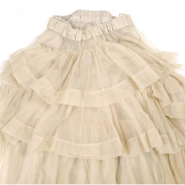 Chika Kisada チカキサダ 21SS チュールスカート CS-21049 1 Beige 