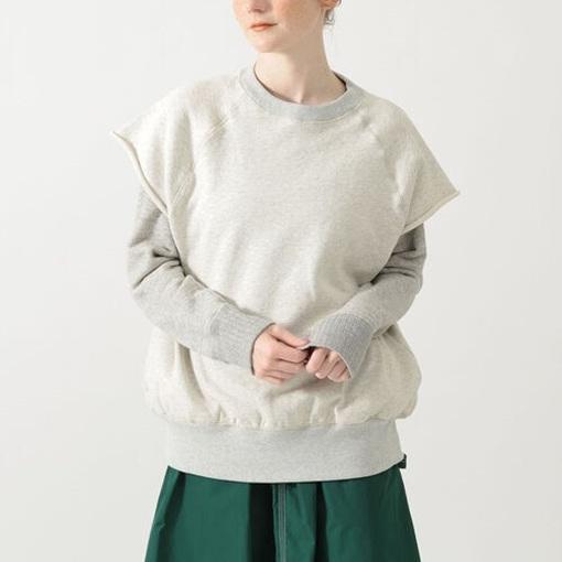 BEAMS BOY ビームスボーイ 22SS フレンチテリープルオーバーベスト 13-06-0266-101 Natural トレーナー カットオフ スウェット g25898 |  | 02