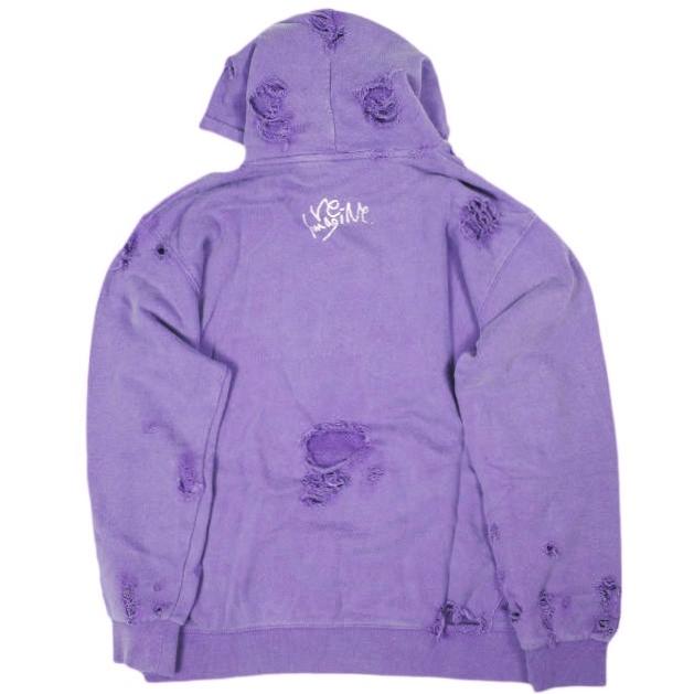 International Gallery BEAMS ビームス 25SS ヴィンテージフーディ ダメージ加工 スウェットプルオーバーパーカー 23-13-0081-214 L IG |  | 01