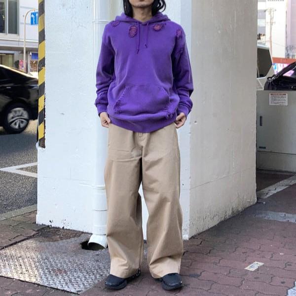 International Gallery BEAMS ビームス 25SS ヴィンテージフーディ ダメージ加工 スウェットプルオーバーパーカー 23-13-0081-214 L IG |  | 02