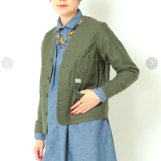 orslow x BEAMS fennica オアスロウ ビームスフェニカ 別注 Railroad jacket レイルロードジャケット 0 Olive ミリタリー ユーティリティ |  | 02