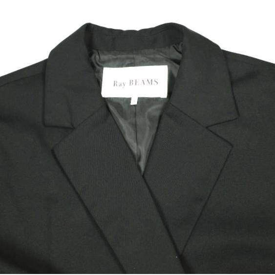 Ray BEAMS レイビームス 22AW ビッグシルエットダブルジャケット 61-16-0022-462 1 BLACK テーラード アウター g25907 |  | 04