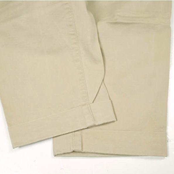 BEAMS PLUS ビームスプラス 日本製 2プリーツチノワイドアンクルパンツ 11-23-0216-874 S ベージュ コットン ボトムス g25912 |  | 05