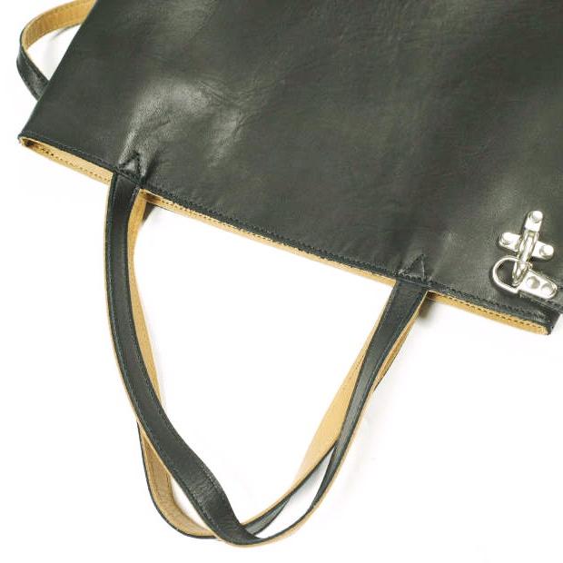 BEAMS Planets ビームス プラネッツ 日本製 Granada Tote Bag グラナダレザー2WAYトートバッグ 60-62-0007-493 Black HYOGO LEATHER カバン |  | 04