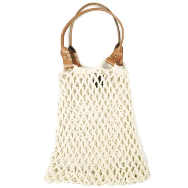 MAISON N.H PARIS メゾンエヌアッシュパリ GOA メッシュトートバッグ NATURAL カバン g25927 | 