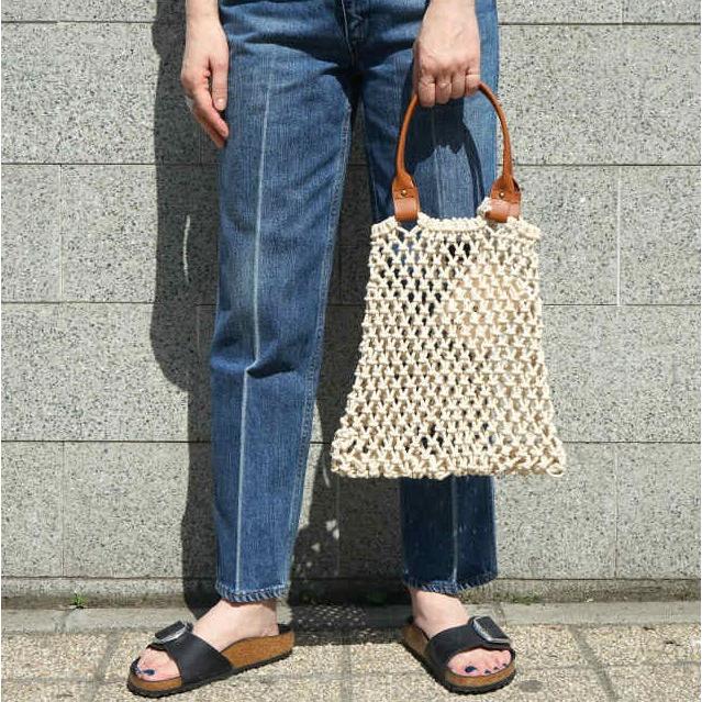 MAISON N.H PARIS メゾンエヌアッシュパリ GOA メッシュトートバッグ NATURAL カバン g25927 |  | 02
