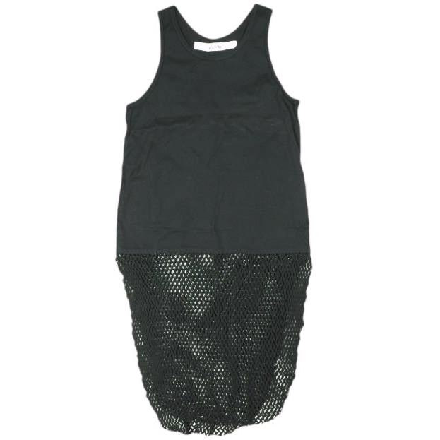 PROVOKE プロヴォーク 日本製 MESH TANK TOP メッシュドッキング ロングタンクトップ PV-010005 Free BLACK トップス g25928 | 