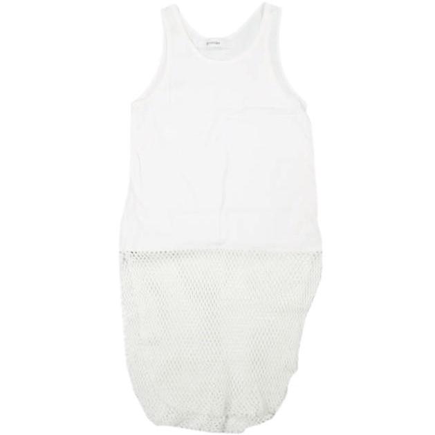 PROVOKE プロヴォーク 日本製 MESH TANK TOP メッシュドッキング ロングタンクトップ PV-010005 Free WHITE トップス g25930 | 