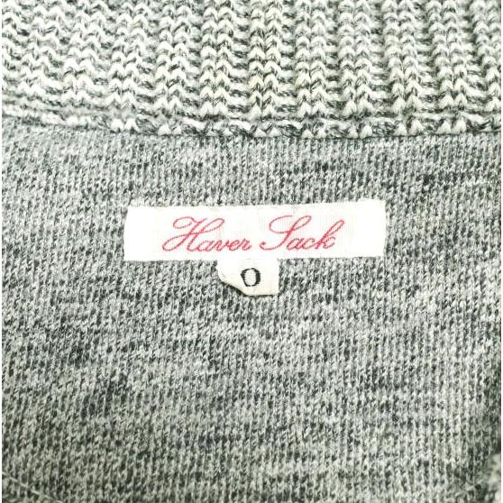 HAVERSACK ハバーザック 日本製 ショールカラーメランジスウェットジャケット 610904 0 Top Gray トレーナー カーディガン トップス g25945 |  | 05