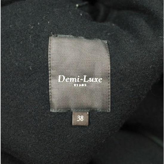 Demi-Luxe BEAMS デミルクス ビームス 日本製 ウールダブルブレストチェスターコート 68-19-0121-126 38 ブラック 定価62,700円 g25957 |  | 05
