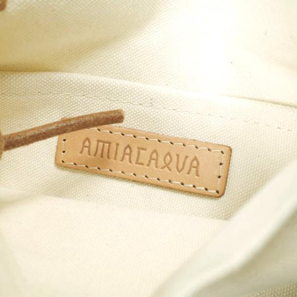 AMIACALVA アミアカルヴァ ウォッシュドキャンバス サコッシュ オフホワイト ショルダーバッグ カバン g25964 |  | 05
