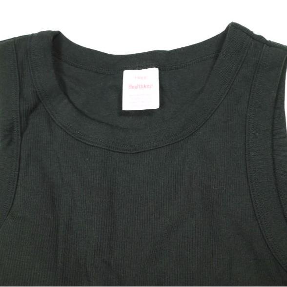 Healthknit ヘルスニット パッド入り アメリカンスリーブタンクトップ AMERICAN S TANKTOP HR2301L008 Free BLACK トップス g25967 |  | 04