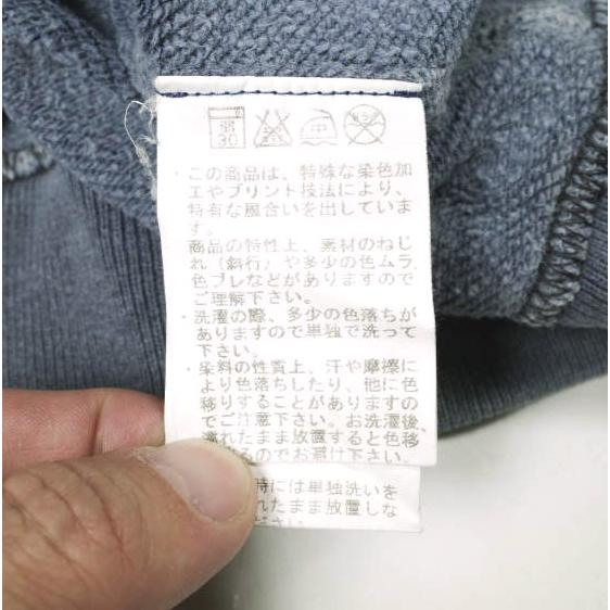 GYPSY＆SONS ジプシーアンドサンズ 日本製 ヴィンテージスウェット クルー GS1129925 M NAVY トレーナー ダメージ加工 裏毛 プルオーバー |  | 07