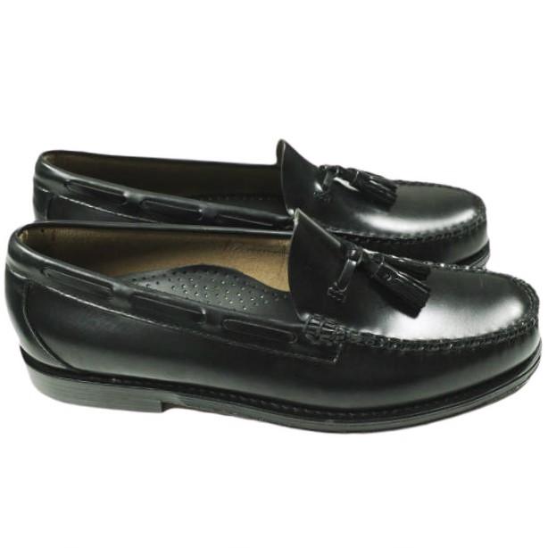 新品 G.H.BASS ジーエイチバス 11015H LARKIN (LEATHER SOLE) ラーキン タッセルローファー US10.5(28.5cm) BLACK Weejuns レザー シューズ |  | 02