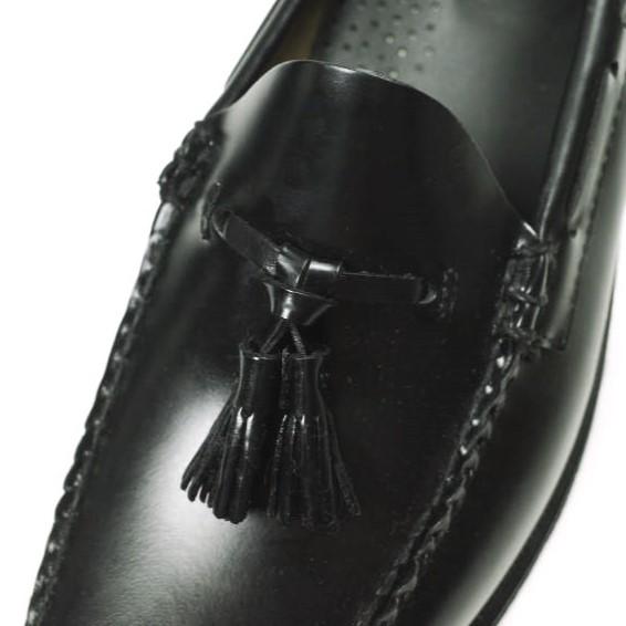 新品 G.H.BASS ジーエイチバス 11015H LARKIN (LEATHER SOLE) ラーキン タッセルローファー US10.5(28.5cm) BLACK Weejuns レザー シューズ |  | 05