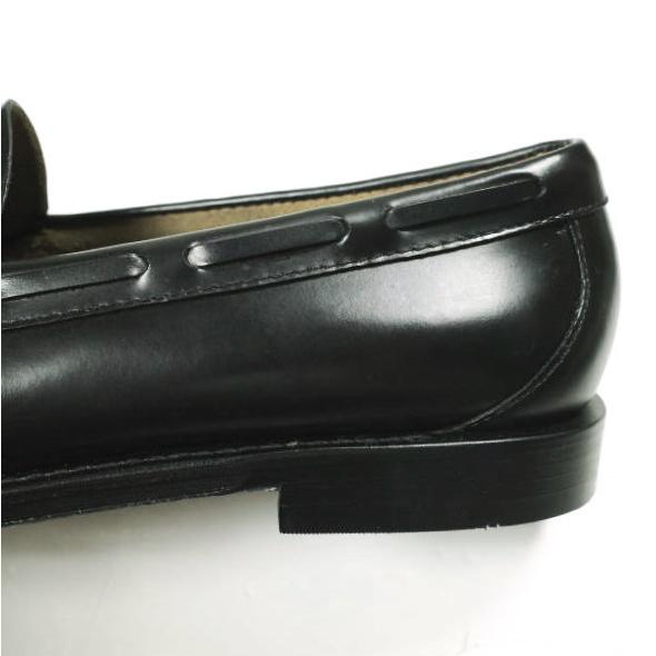 新品 G.H.BASS ジーエイチバス 11015H LARKIN (LEATHER SOLE) ラーキン タッセルローファー US10.5(28.5cm) BLACK Weejuns レザー シューズ |  | 08