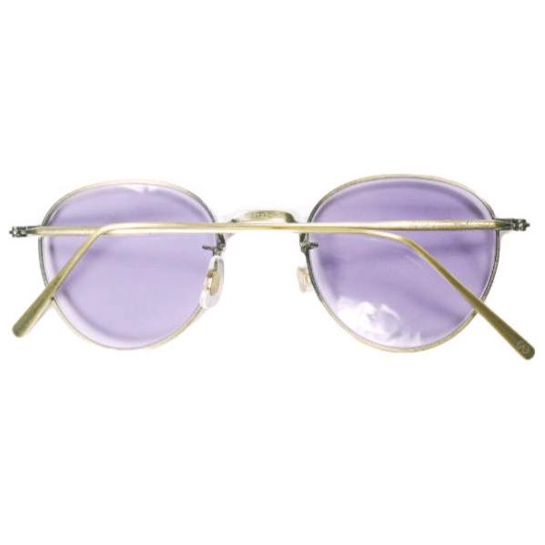 EYEVAN アイヴァン 日本製 Jonathan AG ジョナサン ボストンメタルサングラス Antique Gold/Purple 七宝 眼鏡 メガネ g25981 |  | 01