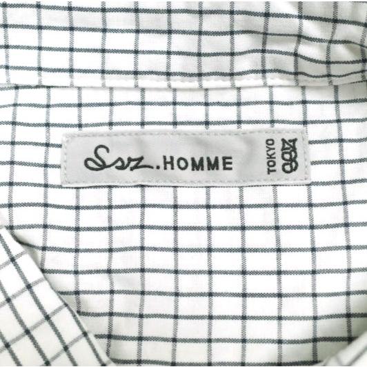 新品 SSZ x Western Hydrodynamic Research 25AW 別注 WHR BD SHIRT オーバーサイズチェックボタンダウンシャツ 11-11-1296-139 M WHITE |  | 02