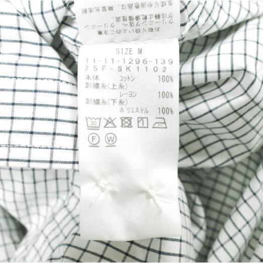 新品 SSZ x Western Hydrodynamic Research 25AW 別注 WHR BD SHIRT オーバーサイズチェックボタンダウンシャツ 11-11-1296-139 M WHITE |  | 06