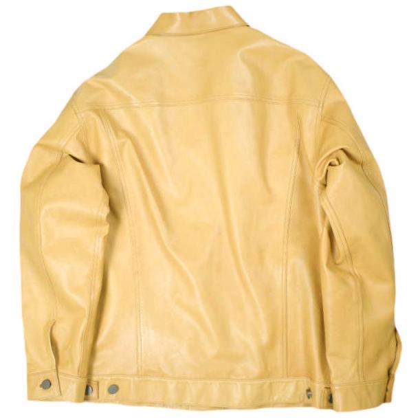 UNUSED アンユーズド 21AW 日本製 LEATHER JACKET オーバーサイズ ホースレザージャケット US2113 4 CAMEL 定価141,900円 3rd トラッカー |  | 01