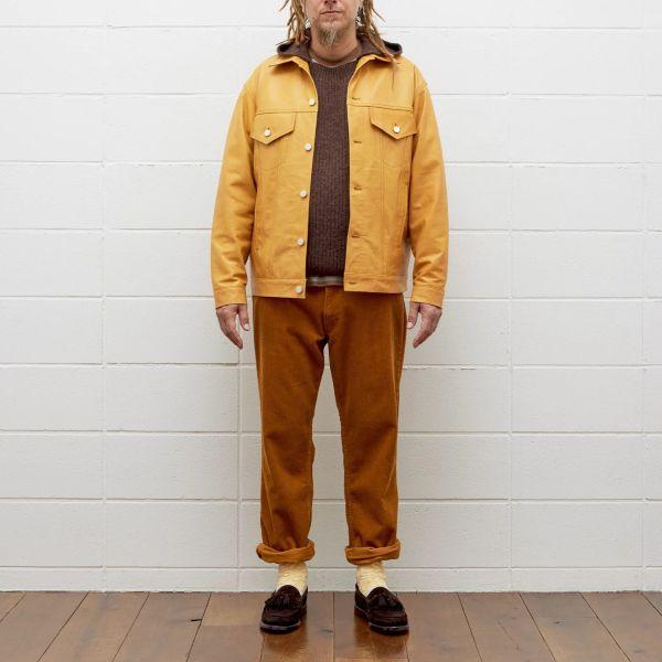 UNUSED アンユーズド 21AW 日本製 LEATHER JACKET オーバーサイズ ホースレザージャケット US2113 4 CAMEL 定価141,900円 3rd トラッカー |  | 02