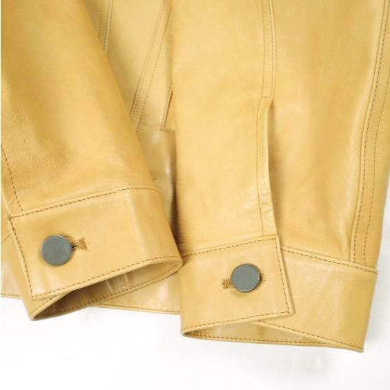 UNUSED アンユーズド 21AW 日本製 LEATHER JACKET オーバーサイズ ホースレザージャケット US2113 4 CAMEL 定価141,900円 3rd トラッカー |  | 04