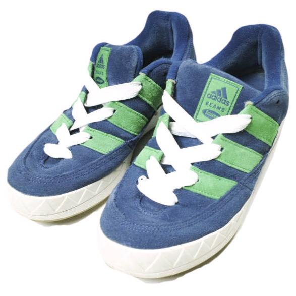 Bodega x adidas x BEAMS ボデガ アディダス ビームス 別注 ADIMATIC アディマティック IE9212 US11(29cm) NAVY/GREEN スニーカー シューズ | 